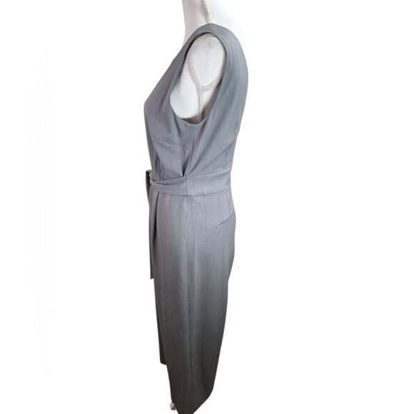 LOFT OUTLET Elegant Gray Sleeveless Jumpsuit Size 4 - Picture 3 of 12